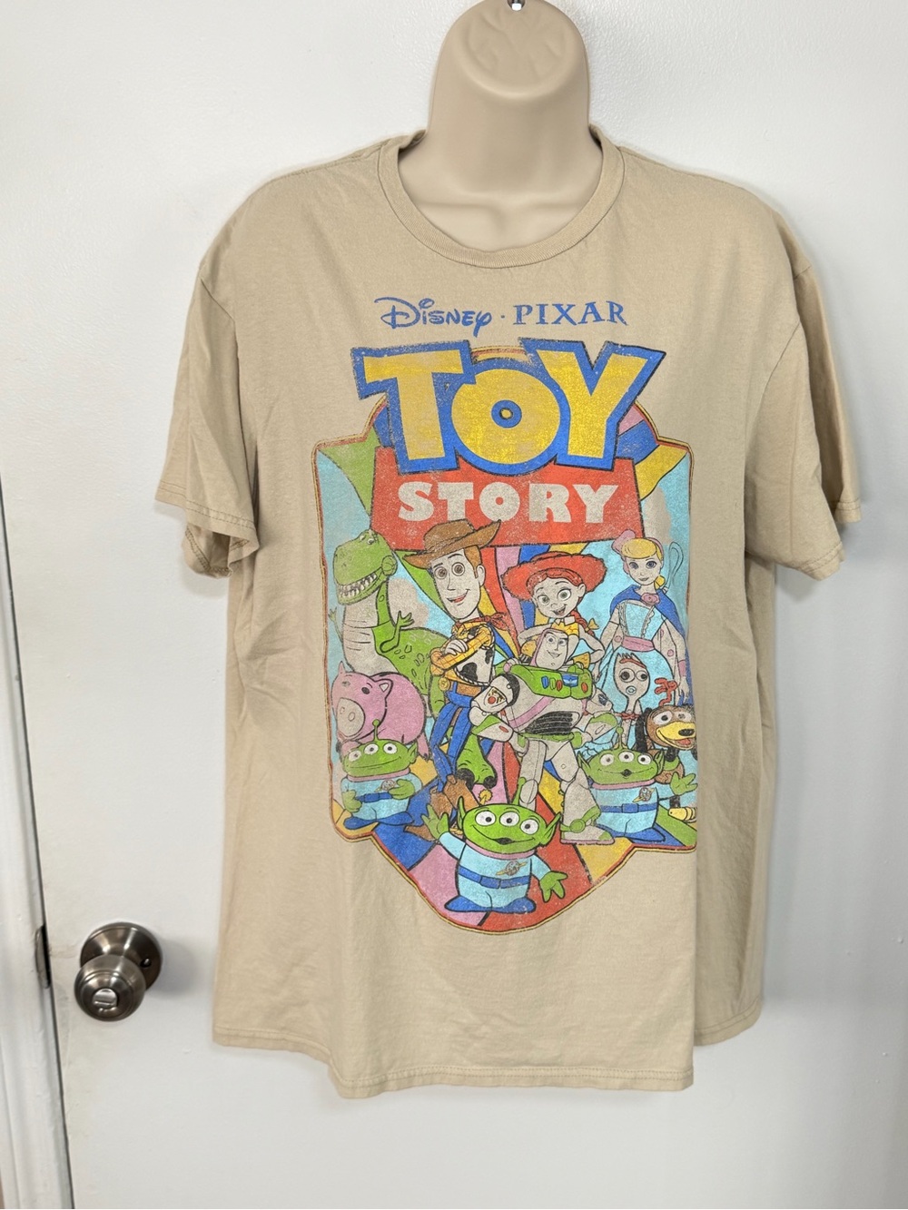 Disney Pixar Toy Story Graphic Tee - Beige - L